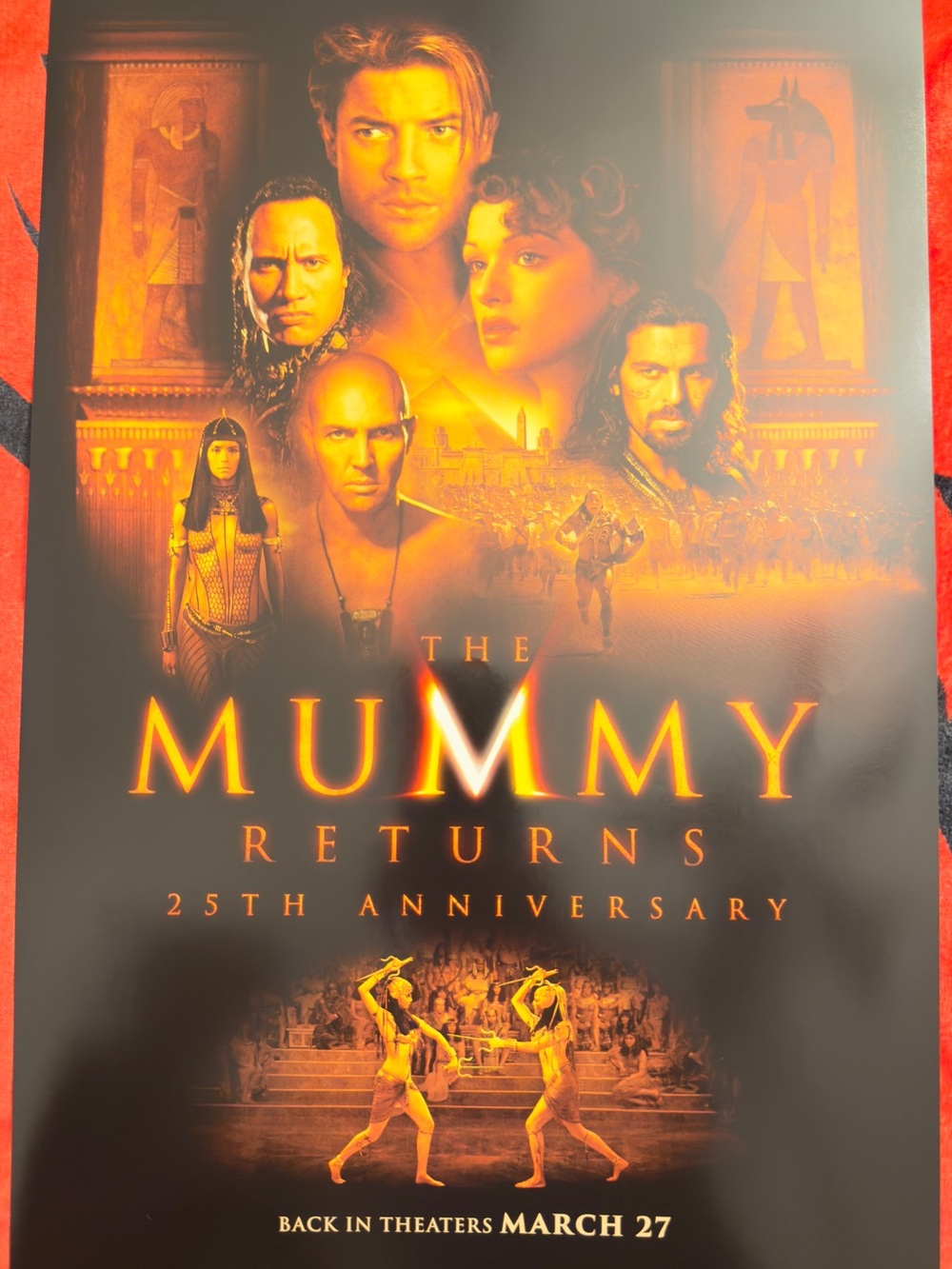 The Mummy Returns-25th Anniversary-11 X 17 CINEMARK Limited Edition PROMO Poster